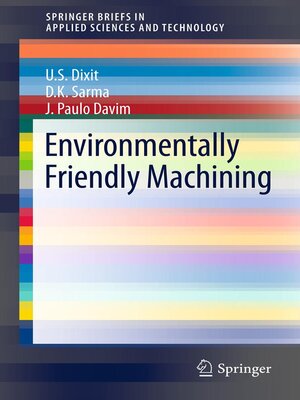 cover image of Environmentally Friendly Machining